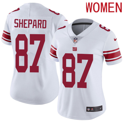 2019 Women New York Giants 87 Shepard white Nike Vapor Untouchable Limited NFL Jersey
